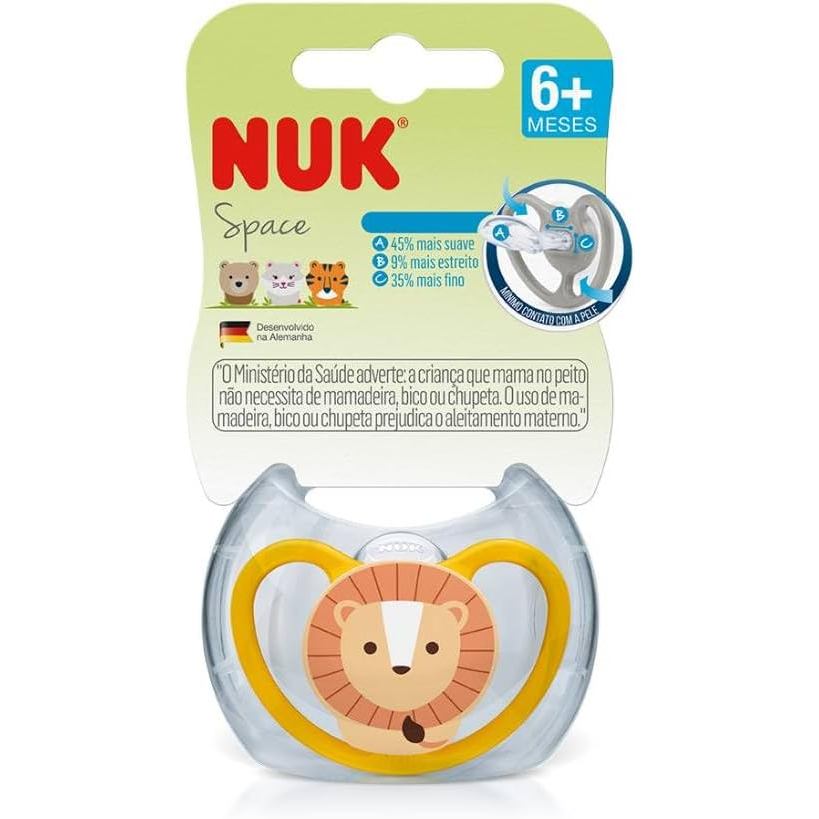 Chupeta Space Tigre Azul Menino +6m S2 - Nuk
