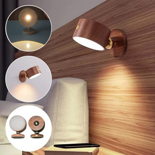 Lâmpada De Parede Sem Fio Com Ímã Moderno USB LED Luminária De Leitura Alimentada Por Dimmer em Oferta na Shopee