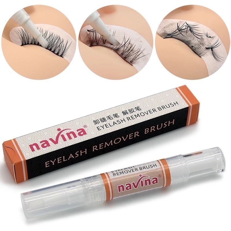 Caneta Gel Removedor Navina Professional Lash Cola Removedor De Pestanas Gel Extensão 10g em Oferta na Shopee