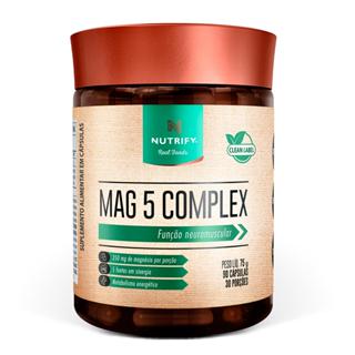 Complexo Vitaminico Mag 5 Complex Nutrify 90 Cápsulas em Oferta na Shopee
