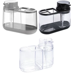 Porta Escovas E Dispenser Sabonete Líquido 330ml Blend Acrílico Plasútil