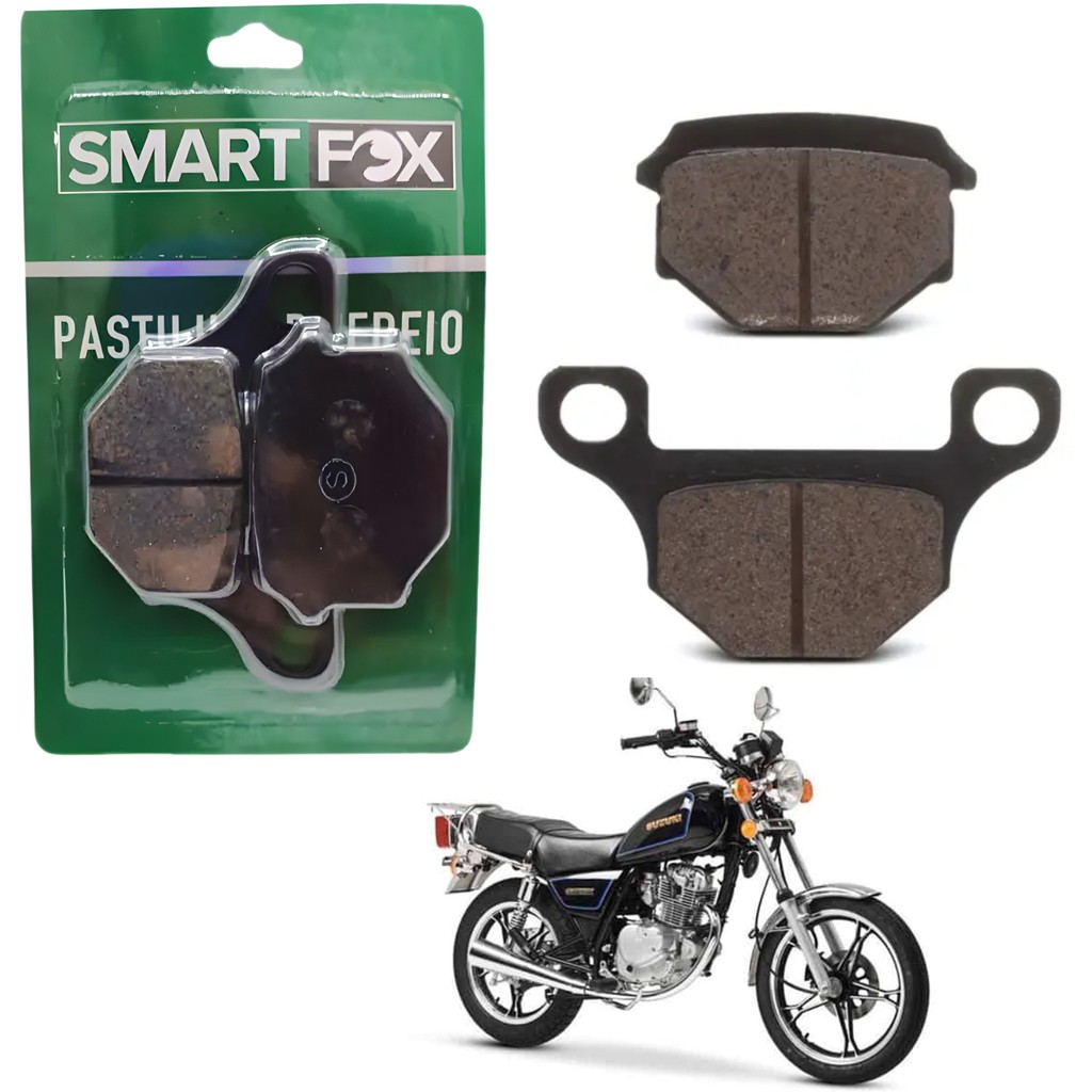 PASTILHA DE FREIO DIANTEIRO SMARTFOX SUZUKI INTRUDER 125 PIAGGIO FLY 135
