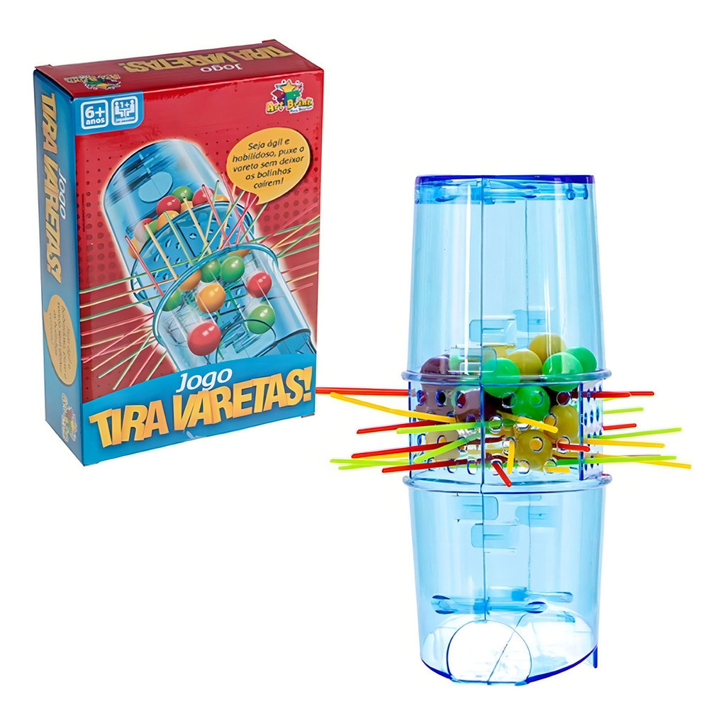 Jogo Tira-Pega Vareta • Brinquedo Interativo para Vários Jogadores • Tira Palitos com Diversão Garantida