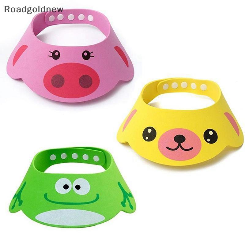 Chapéu De Viseira De Banho Infantil RGN , Chá De Bebê Ajustável Protege Shampoo Lavagem De Cabelo NW