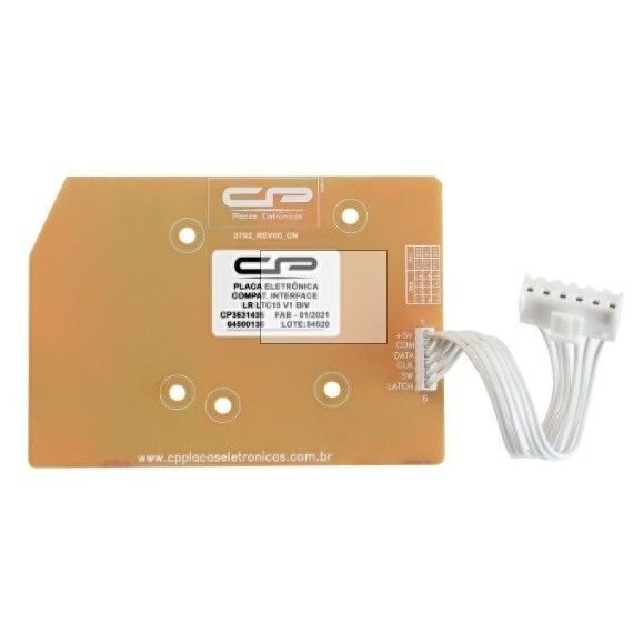 Placa Interface Compatível Lavadora Electrolux LTC10 V1 (Bivolt)