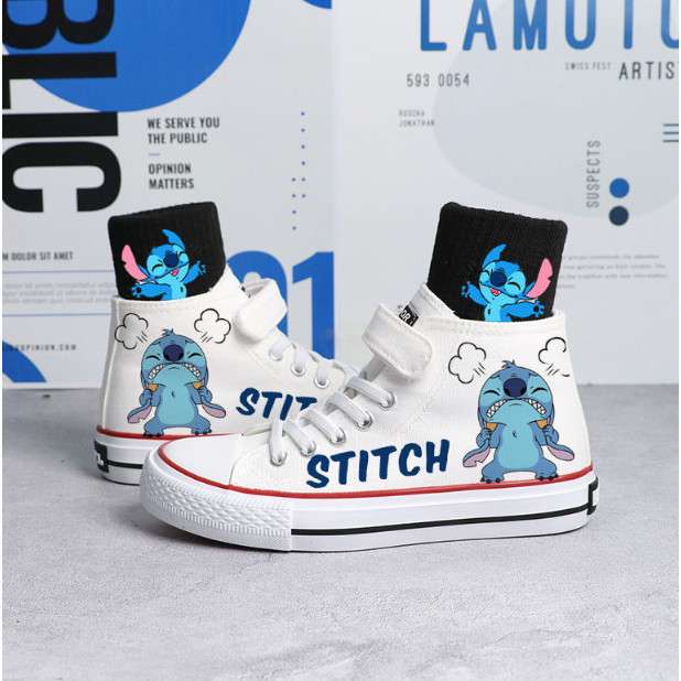 Tenis Botinha Stitch Star Infantil Adulto Diversão Estampada Menino e Menina Pronta Entrega em Oferta na Shopee
