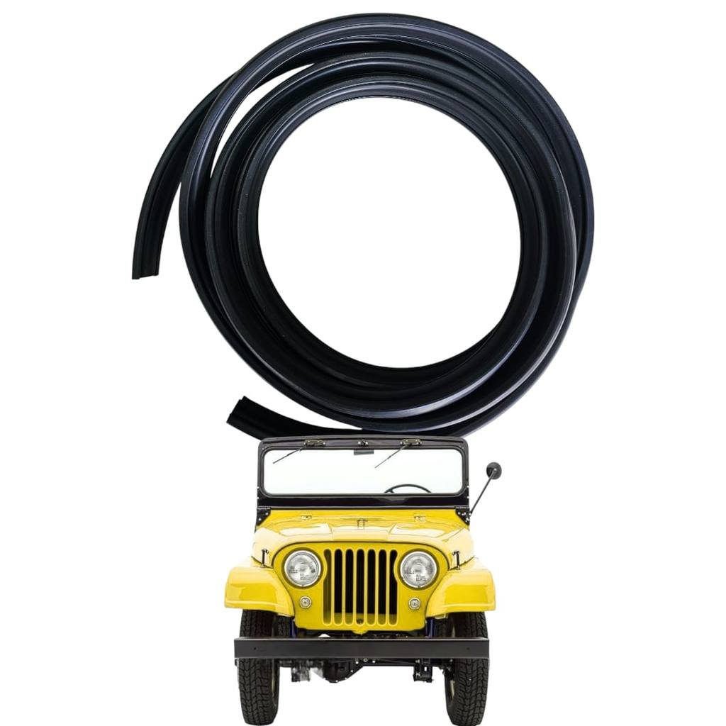 Borracha Do Para-brisa Do Jeep Ford Willys / Vidro Fixo Cj5 Cj3
