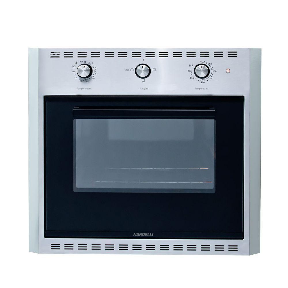 Forno Elétrico De Embutir Nardelli E60 60 Litros Inox 110V em Oferta na Shopee