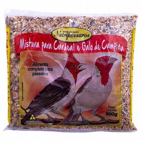 Mistura Cardeal Galo Campina Nutripássaros - 500g