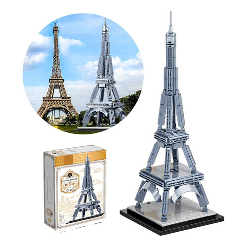 Blocos De Montar Construção Torre Eiffel 371 Peças