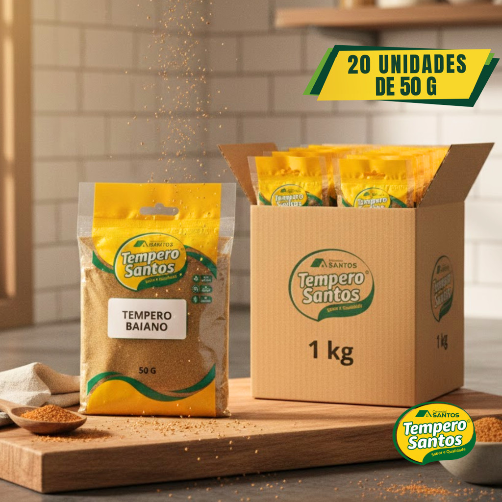 Tempero Baiano Picante Puro - 500g