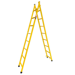 Escada Extensiva 8/16 Degraus 4,10 metros Multifuncional 3 em 1 em Aço em Oferta na Shopee