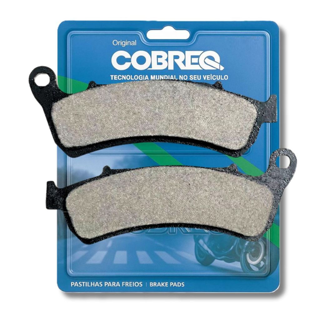 Pastilha de Freio Dianteira P/ Haojue Dk 150 / Dk 160 / Master Ride 160 / Dr 160 Cobreq em Oferta na Shopee
