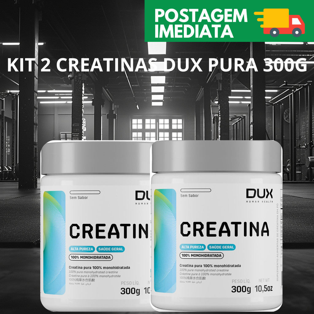 KIT 2 Creatinas Dux 100% Pura 300g