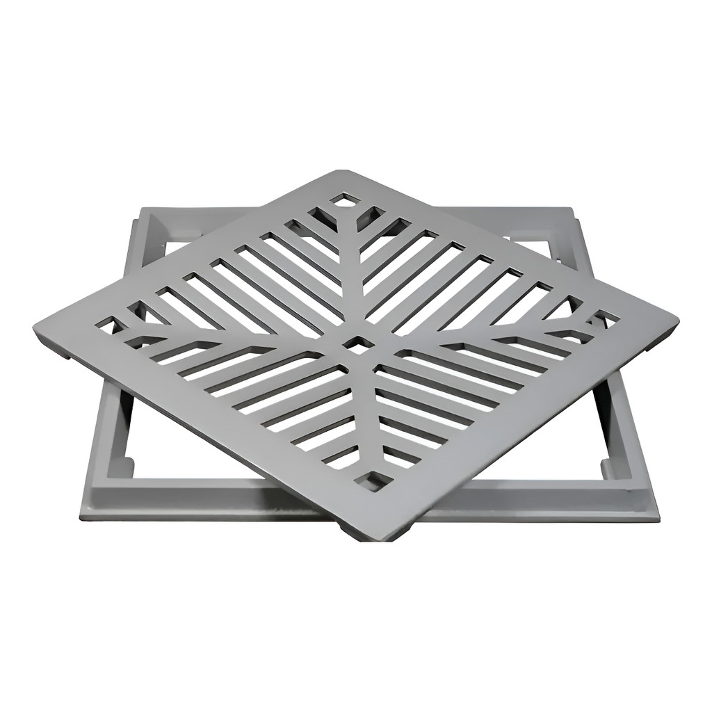 Ralo Grelha Concava 20 X 20 Aluminio Costa Navarro