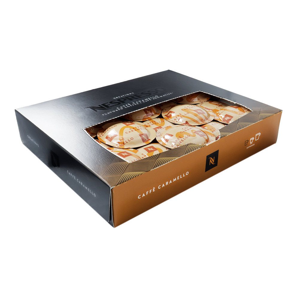 50 Capsulas de café Nespresso Creations Caffè Caramello | Linha Profissional