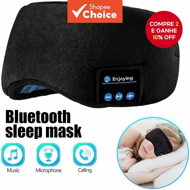 Imagem Fone de ouvido sem fio para dormir - Máscara Bluetooth para música durante yoga, meditação e sono.