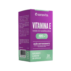 Vitamina E 400mg 30 Cápsulas Sanavita