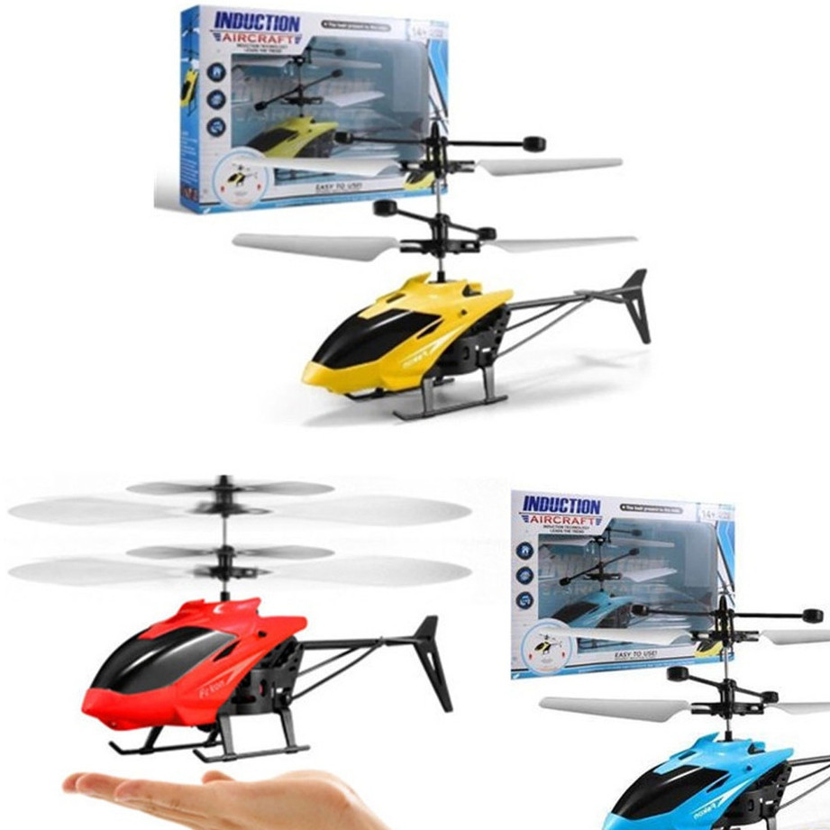 Helicóptero Voador Infantil com Sensor LED – Brinquedo Voador Drone Criança