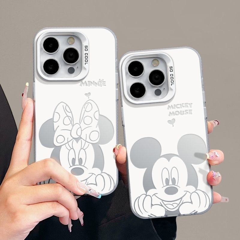 Capa de celular da Mickey e Minnie com Samsung S25 S24ULTRA S23 S22PLUS S21FE S20FE S25Ultra S24 S22 S21 casca macia
