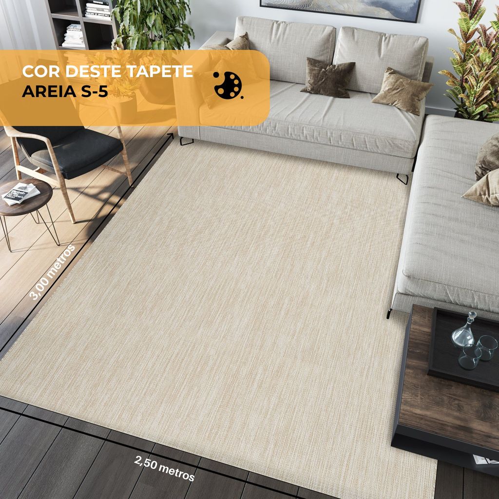 Tapete Sala Sisal 250x300 Siena Diversas Cores - Mercado Livre
