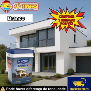 Borracha Líquida Eucaflex Branco Neve 20kg Eucatex Impermeabilizante Telhado Laje Parede Anti Infiltração em Oferta na Shopee