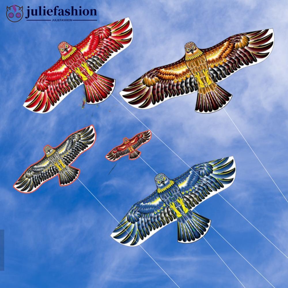 JULIEFASHION 1.2m/1.6m/1.8m Eagle Kite 50 Metros Line Grande Águia Voando Pássaros Kites Presente Para Crianças Viagens