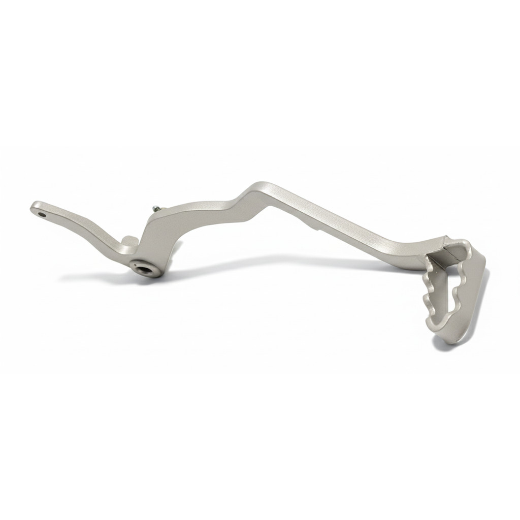 PEDAL DE FREIO CHAPAM HONDA BROS 125 2003 A 2015 BROS 150 2003 A 2014 PRATA
