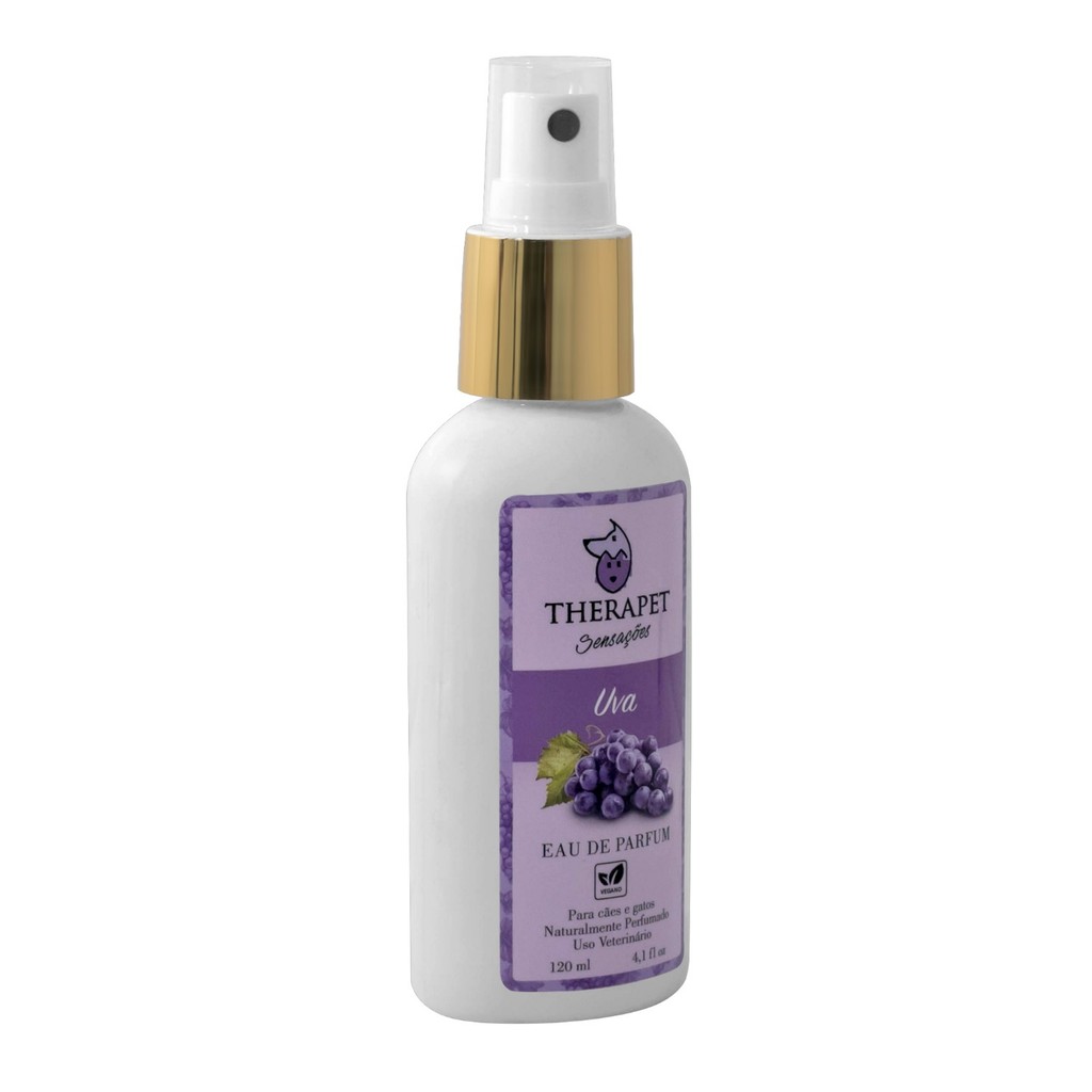 Perfume Sensações Uva Cães E Gatos Eau De Parfum Therapet - 120ml