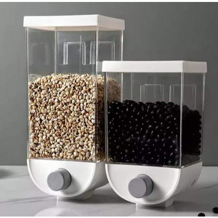 Dispenser Organizador Suspenso Parede 1000ml 1500ml Porta Mantimento Cereal Grãos Ração