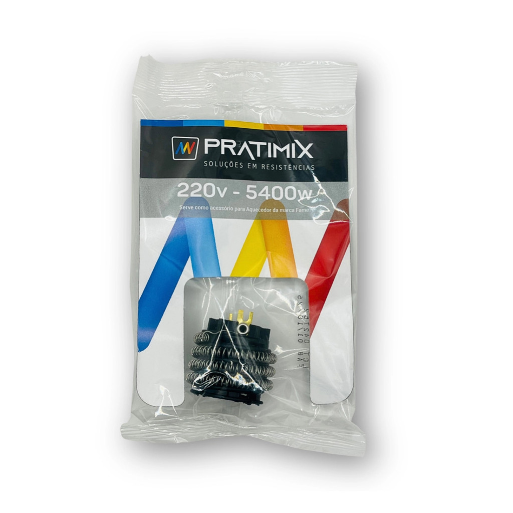 Resistência Aquecedor Elétrico Tipo Fame 5.400V/220V - Pratimix
