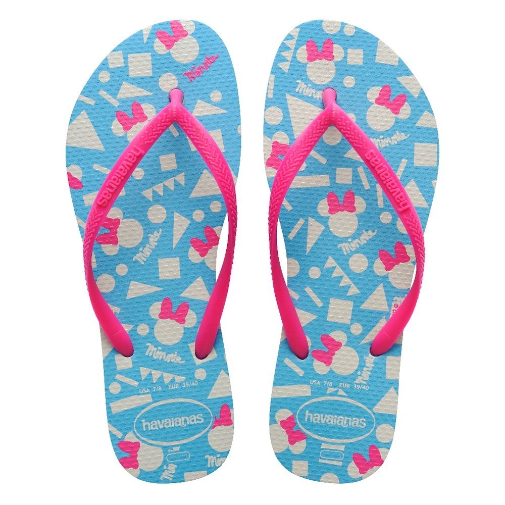 Havaianas Slim Disney Azul/Rosa
