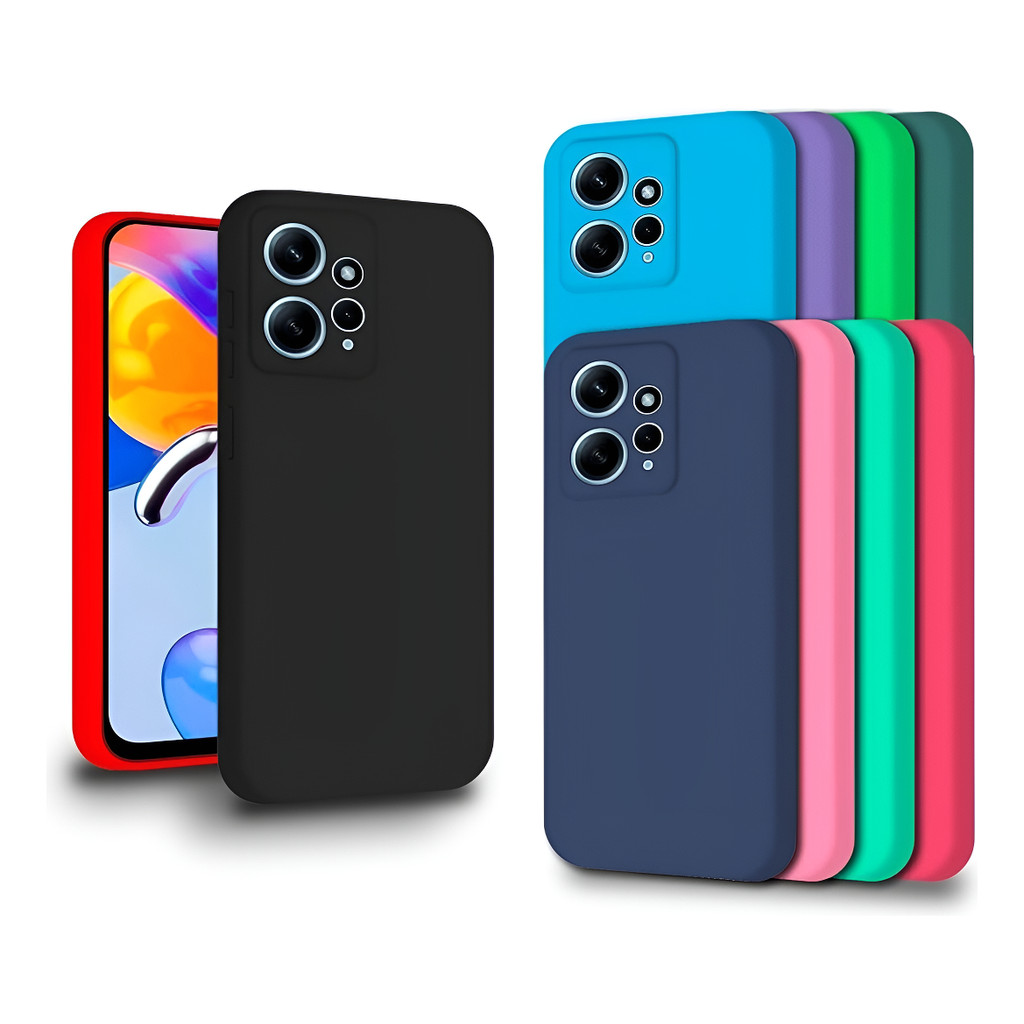Capa Capinha Compativel Redmi Note 12 4g Silicone Aveludado