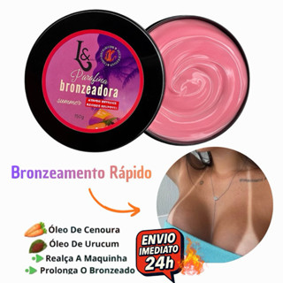 Parafina Bronzeadora Acelerador Summer Bronze AQ 150g L&Beauty em Oferta na Shopee