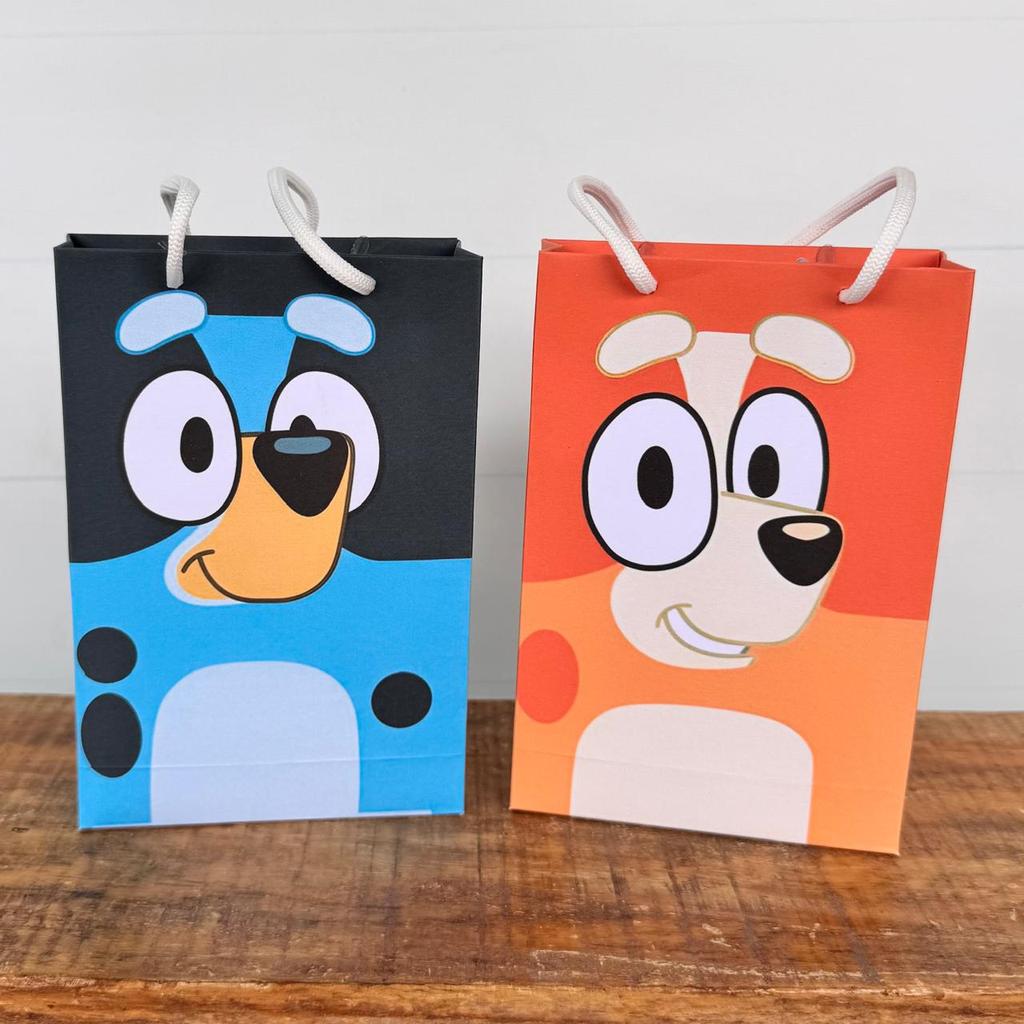 Sacolinha Personalizada Bluey e Bingo | Pegue e Monte | Lembrancinhas | Festa infantil | Aniversário