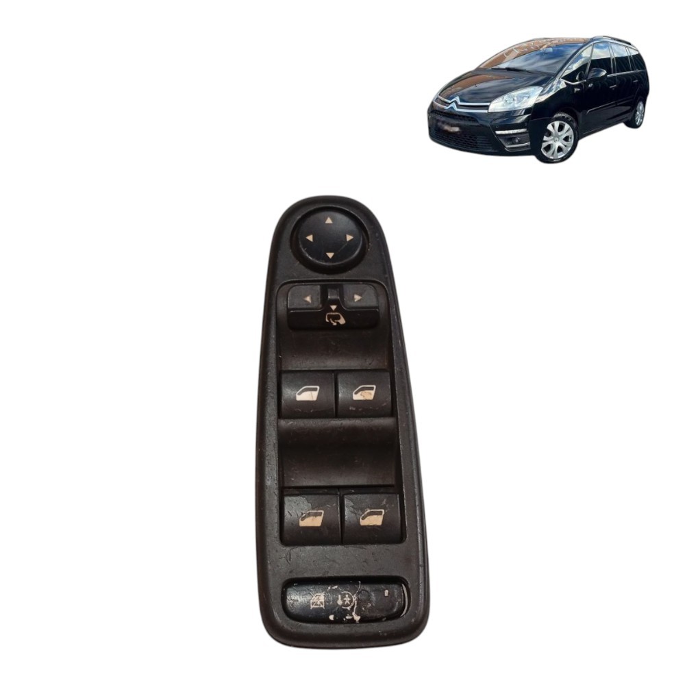 Botao Comando Vidro Eletrico Porta Dianteira Citroen C4 PICASSO N564