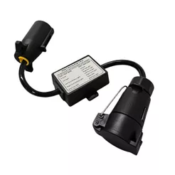 Tomada Adaptador Chicote Reboque Para Dodge Ram 1500 2500 3500 Após 2012 Padrão Usa Brasil 7 Vias