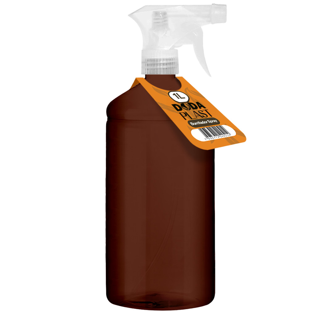 Pulverizador Spray Gatilho Embalagem Cor Sortida Branco ou Preto 1L Dodaplast