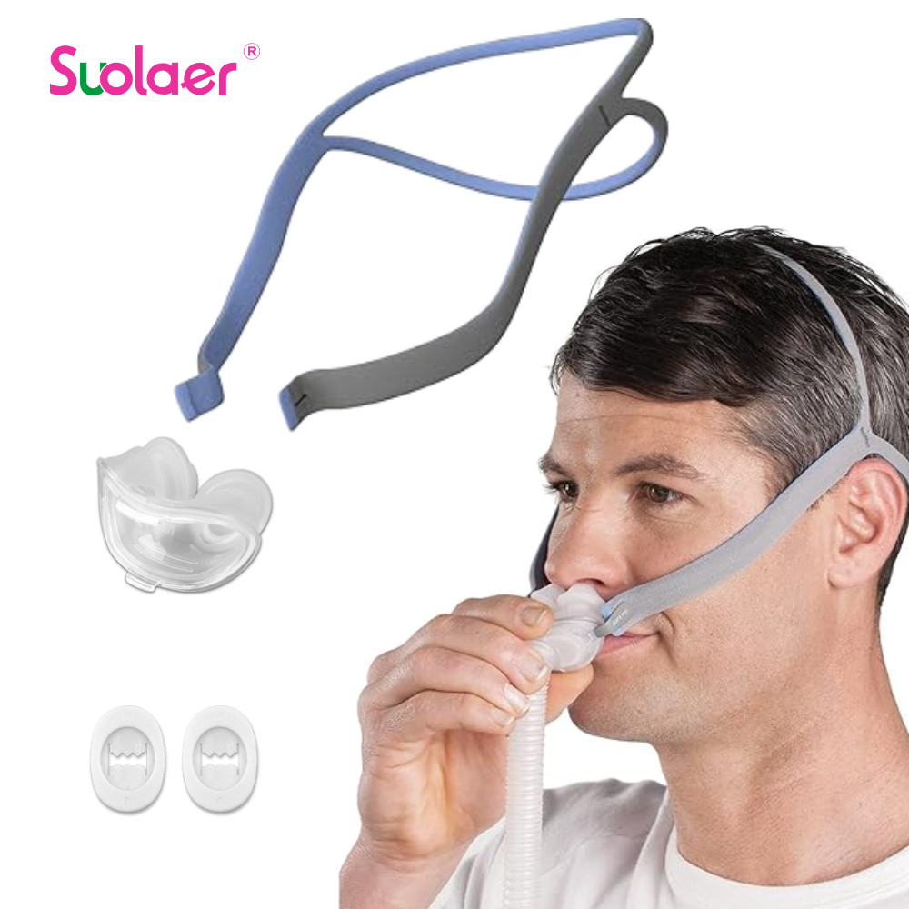 Suolaer ResMed AirFit P10 Almofada Nasal Incluída Alça De Arnês Acessórios De Reutilização CPAP