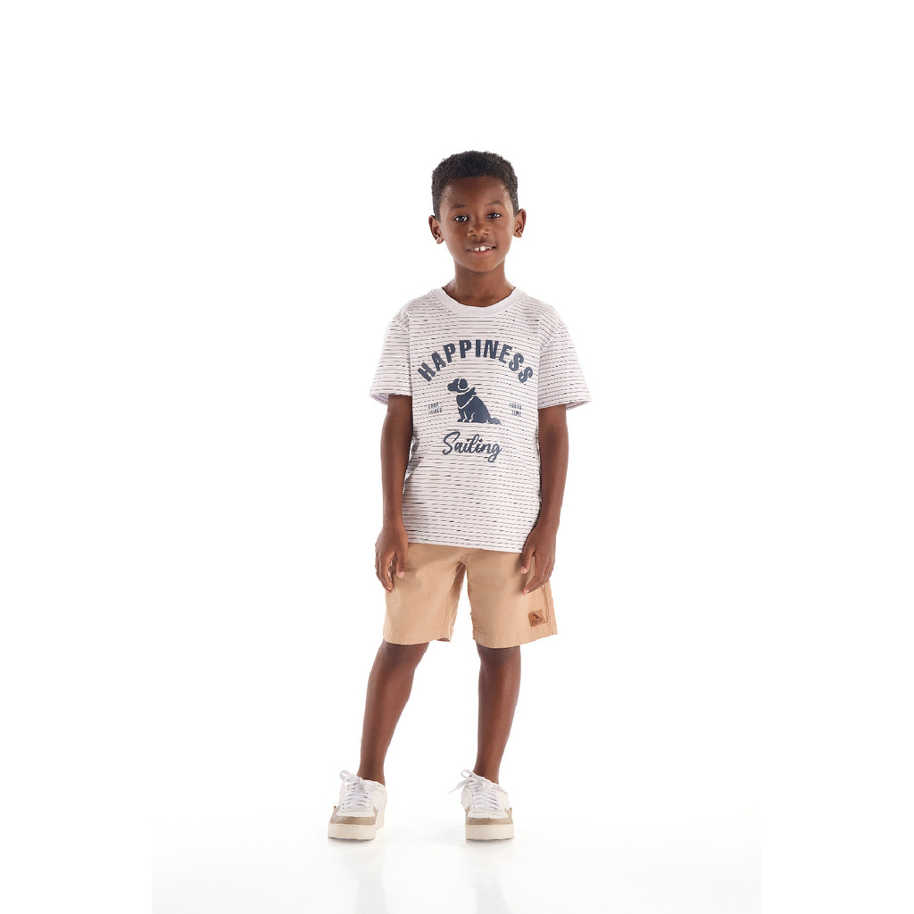 Camiseta Infantil com Estampa 3D Quimby