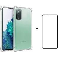 Capa Capinha Anti Impacto Para Galaxy S20 FE + Película 3D Vidro Temperado em Oferta na Shopee