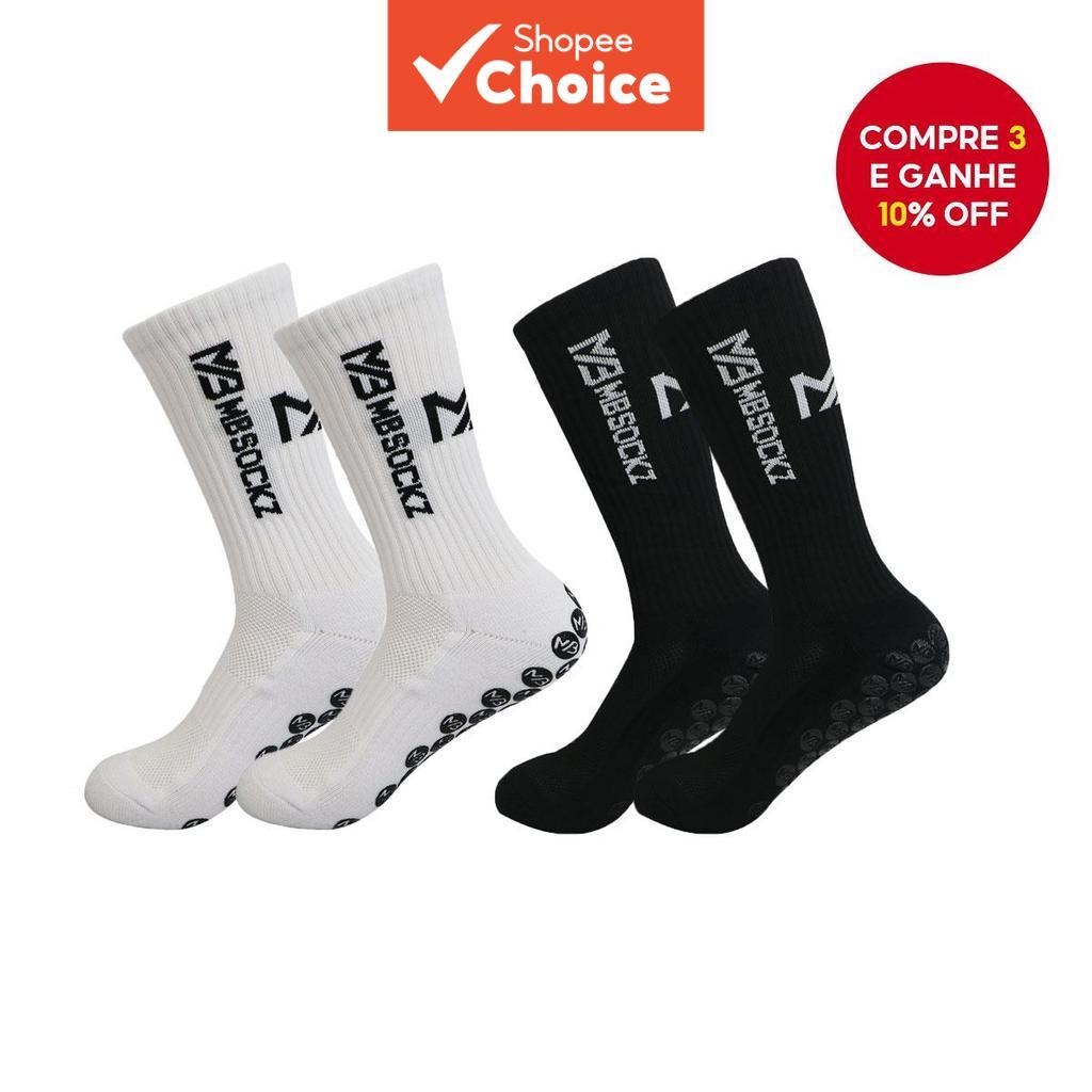 Meias de treinamento de futebol ao ar livre, médio tubo, antiderrapante, adulto, secagem rápida, respirável, resistente