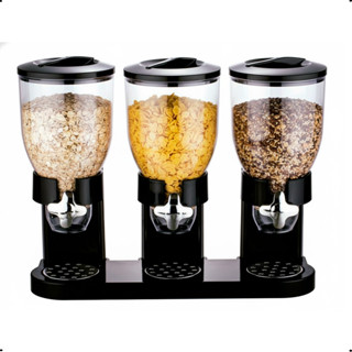 Dispenser Triplo de Cereais grãos Açaiteria Sorveteria Raçao ou matimentos 2l plástico resistente. em Oferta na Shopee
