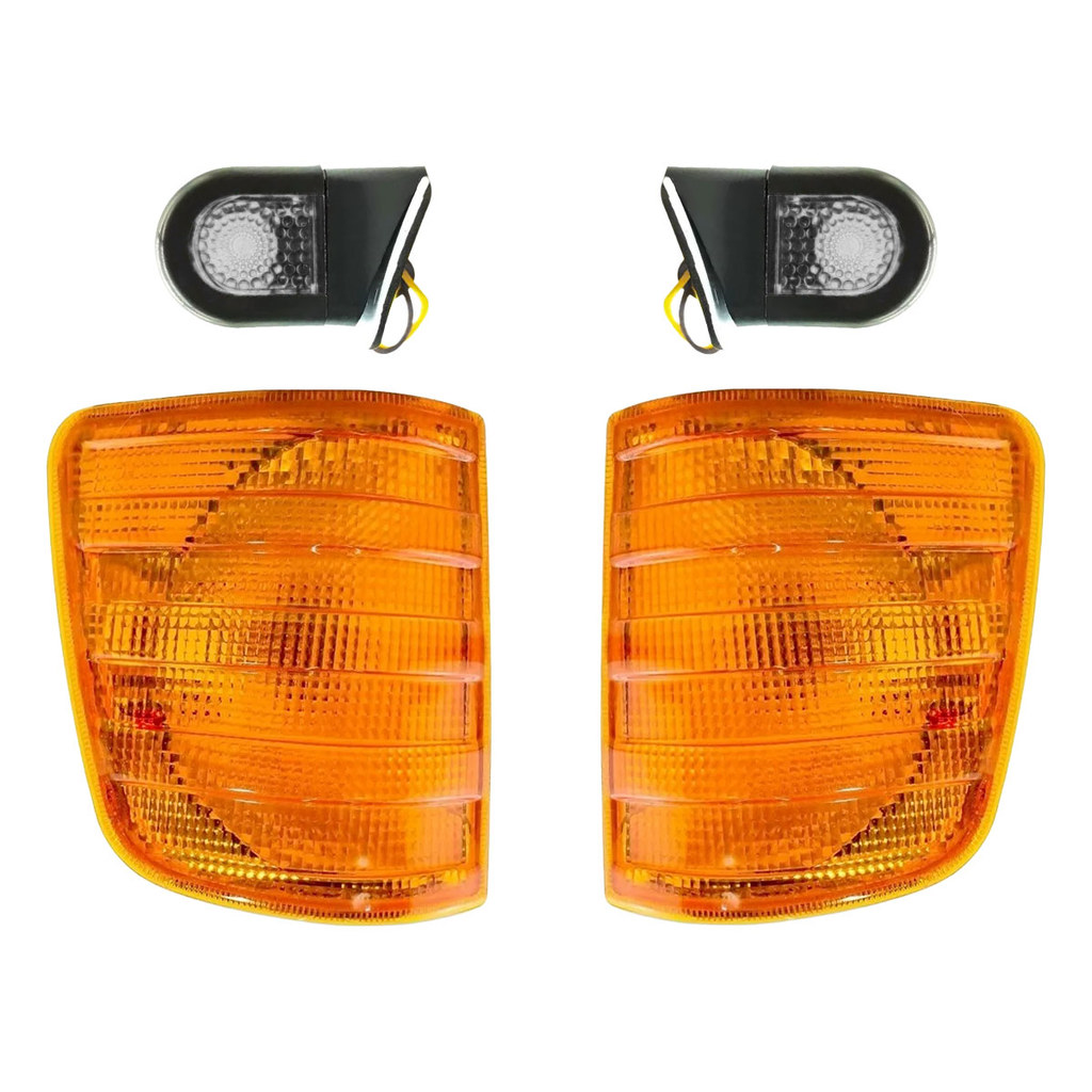Kit Lanterna De Seta Pisca Para Caminhão Mercedes 1620 1618 1634 1622 + Delimitadora De Teto Ambar em Oferta na Shopee