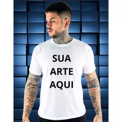 Camiseta personalizada sua arte aqui foto imagem ou frase