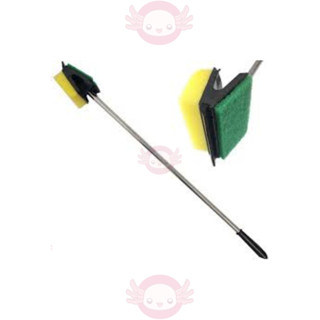 Raspador Boyu com Esponja e Cabo de Aço AS-103 (55 CM) - Para Aquários em Oferta na Shopee