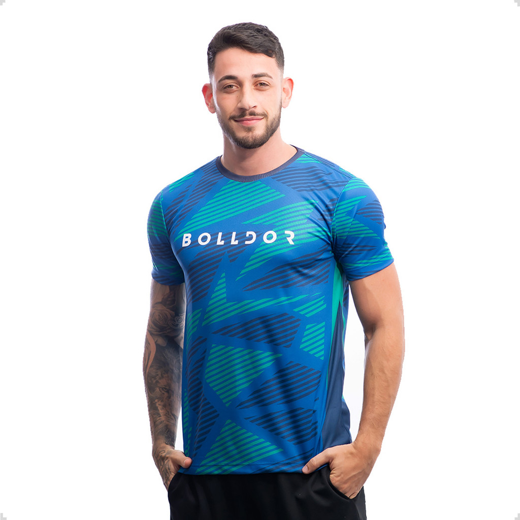 Camisa Masculina Academia Com Proteção Uv Bld28 Camisa academia Masculina