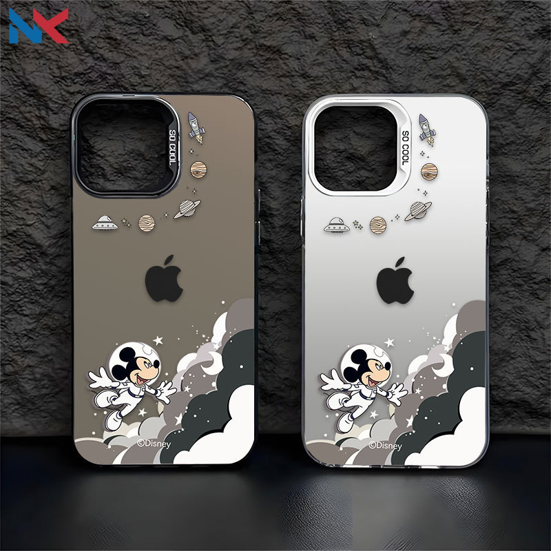 Capa Para Samsung S24 Plus S23 FE S23Ullta S21 S22 S20 A56 A55 A54 A16 A15 A35 IMD Caso De Telefone Mickey Astronauta NK
