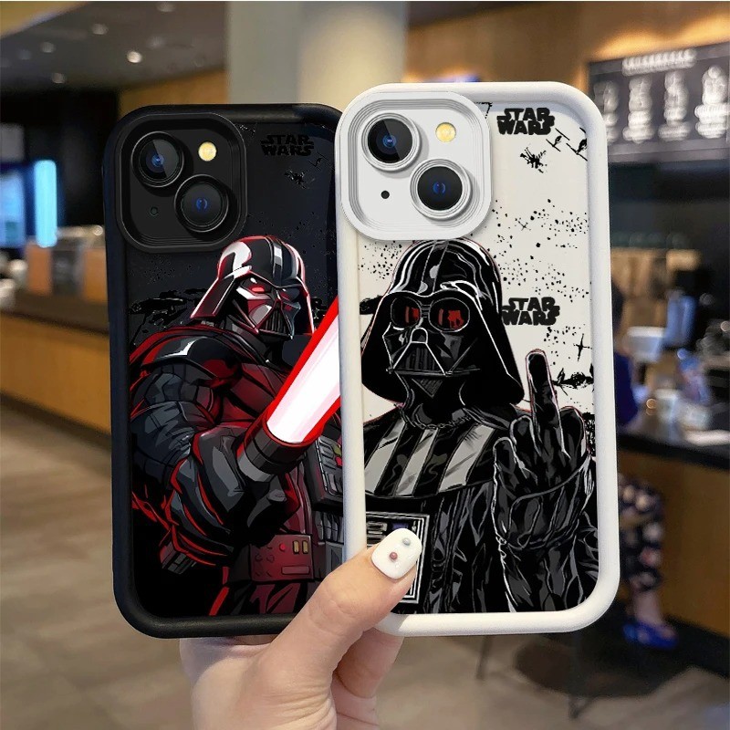 Capa De Telefone star wars darth vader iPhone16 15promax apple 14 Desenho Animado 13 12 11 em Oferta na Shopee