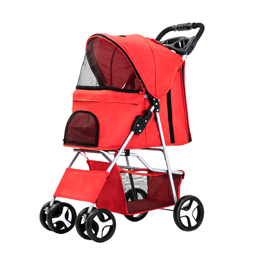 CARRINHO DE PASSEIO TRANSPORTE PET CÃS E GATOS ATÉ 15KG